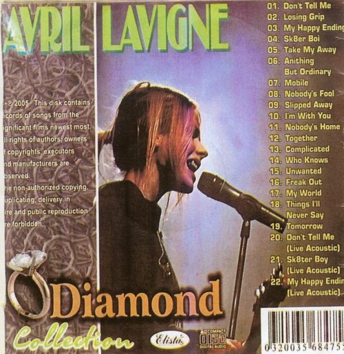 Avril Lavigne - Diamond Collection (Back)